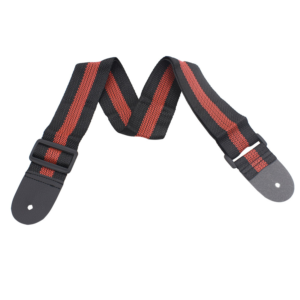 批发民谣吉他背带电木吉他贝斯肩带普及条纹背带尤克里里斜跨背带详情9