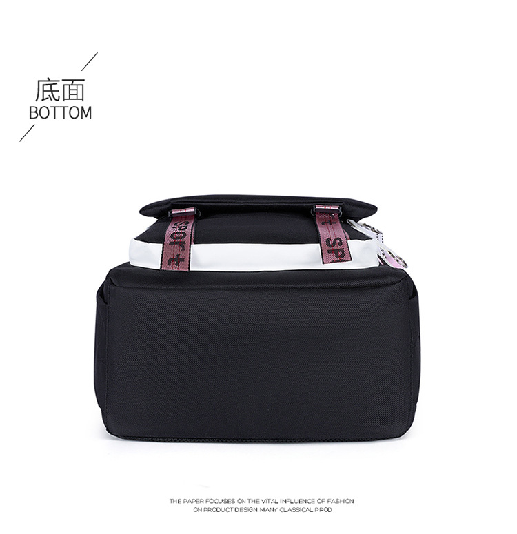 Classic style casual and fashionable hand-held shoulder accessory Korean-style pendant pattern backpack pic 13