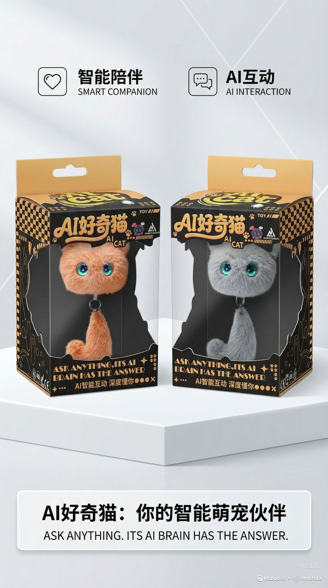 Cross-border new products: AI toys, intelligent dialogue, companionship, plush toys, sloppy cat pendants, dolls, and dolls from the source pic 20