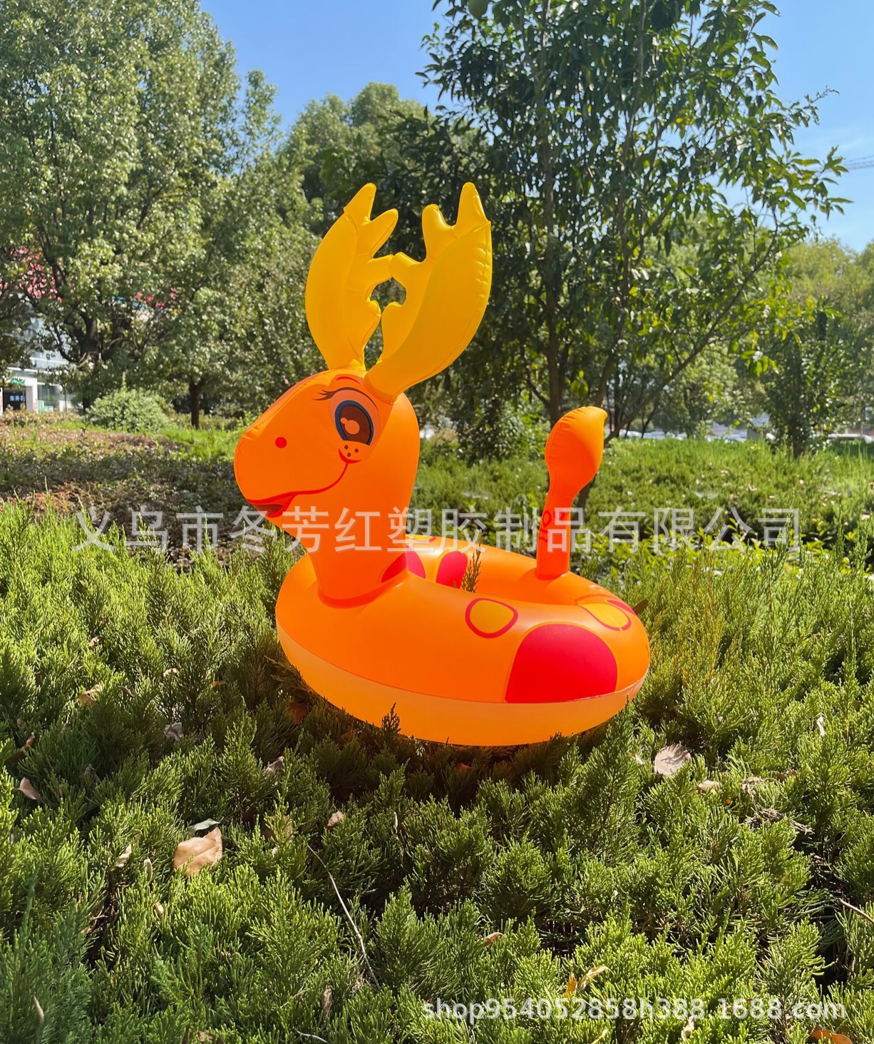 充气动物造型泳圈60cm蜜蜂蚂蚁儿童游泳圈适用3到6岁PVC充气玩具详情2