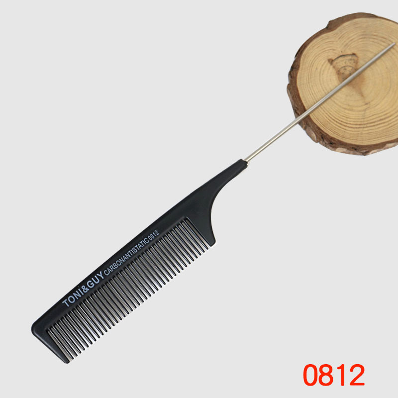 Five-needle comb, a special pointed-tail comb for makeup artists, is designed for updo hairdressing, texturing, and creating five-pronged and five-toothed hair seams pic 9