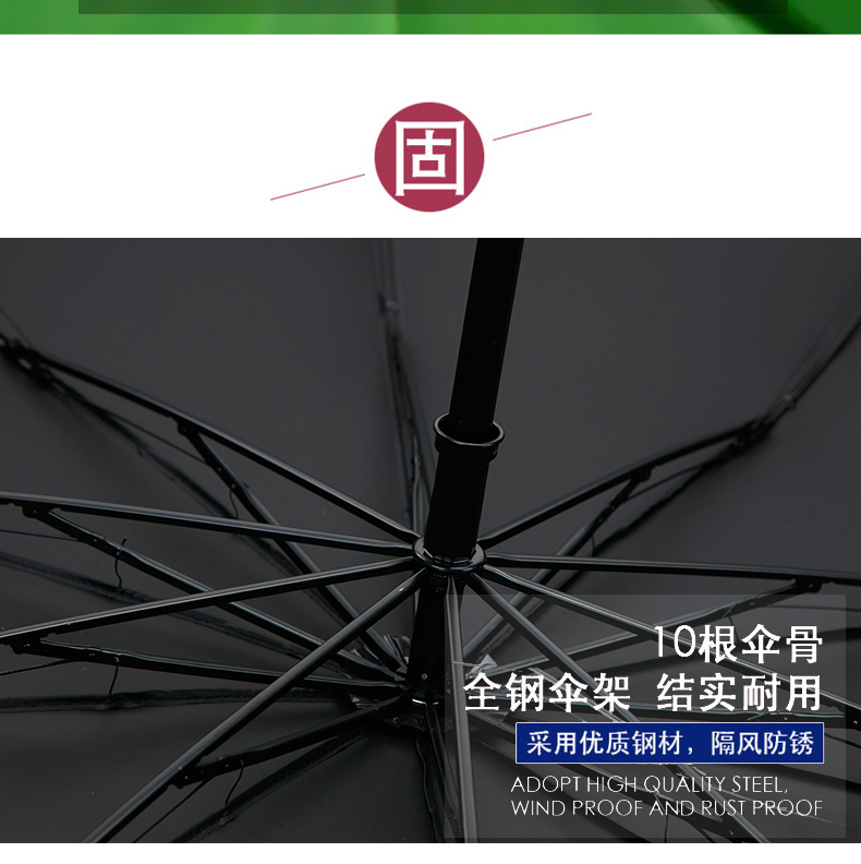 大号超大雨伞男女三人晴雨两用折叠学生双人黑胶防晒遮阳伞雷之新详情16