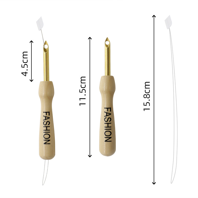 手工DIY戳戳乐工具tufting刺绣针毛线粗戳针俄罗斯羊毛毡戳戳绣详情6