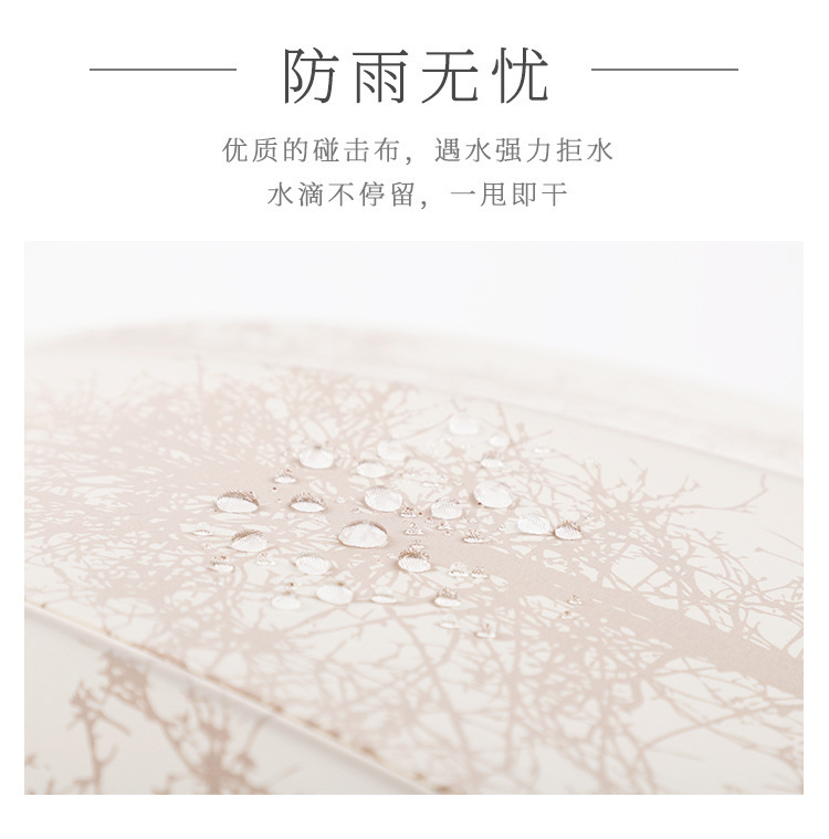 Retro 16-bone straight handle wooden umbrella, Chinese style wooden stick, double-person sun umbrella for both weather and rain, wholesale of umbrellas pic 6
