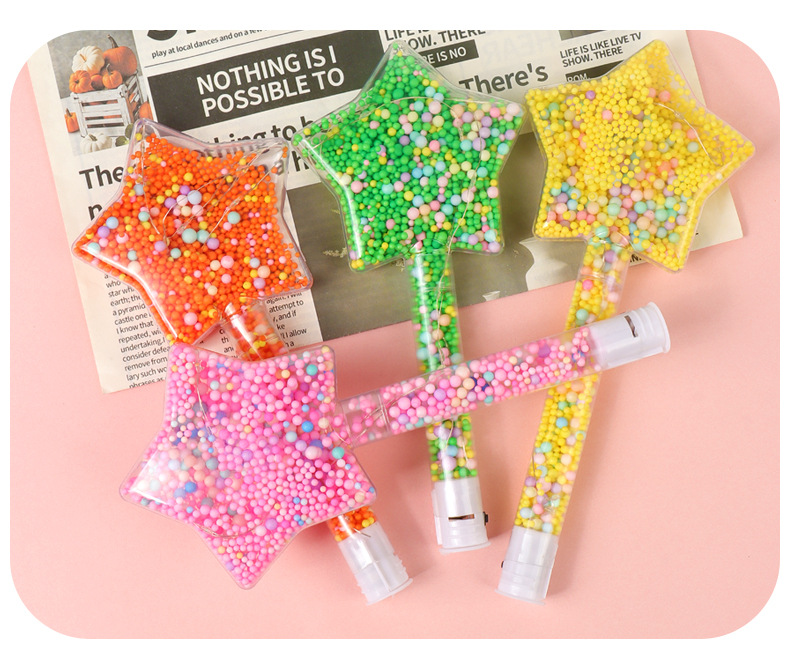 New seven-color glow sticks, night glow sticks, snowflake flash sticks, evening and concert support atmosphere props, wholesale at stalls pic 8