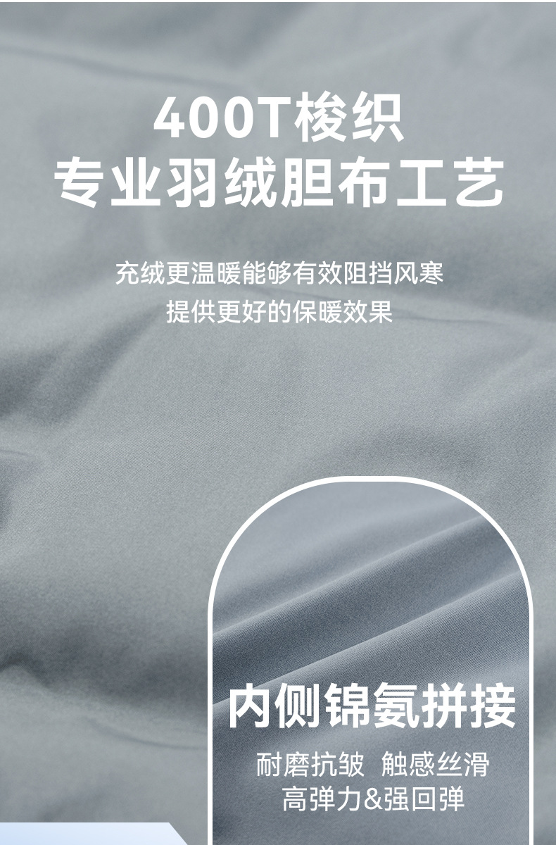 2025新款冬季羽绒服男轻薄运动户外发热男装休闲加厚男士羽绒马甲详情3