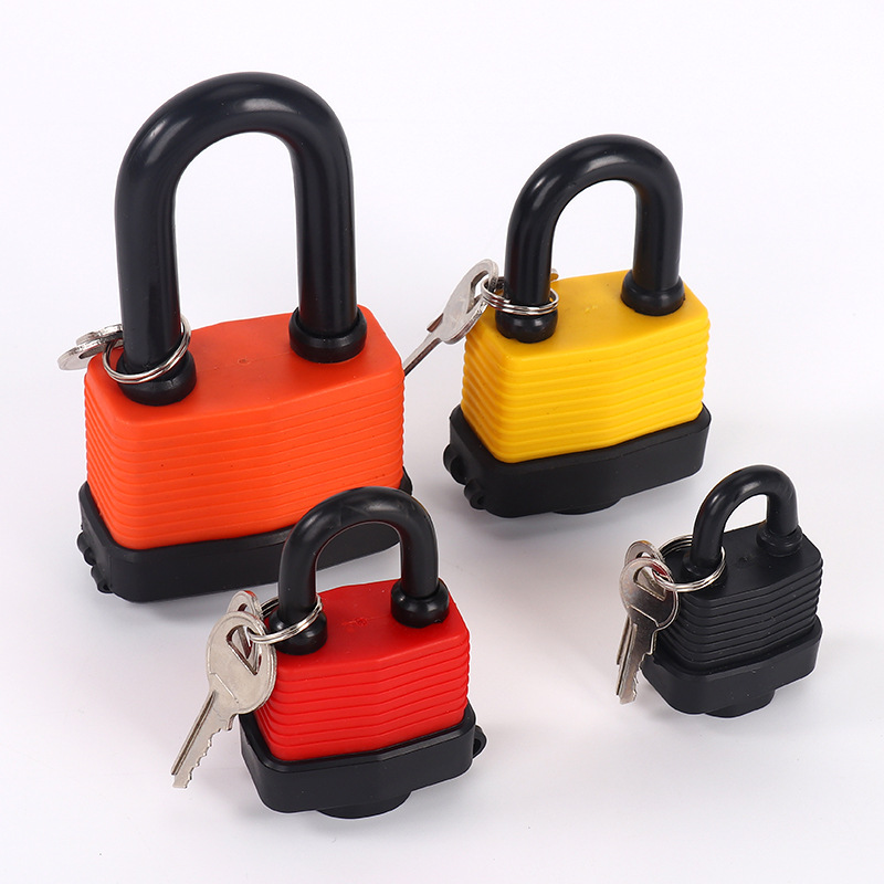 户外防水千层挂锁室外防雨防锈锁头锁具门锁庭院门大锁铜锁芯锁子详情7