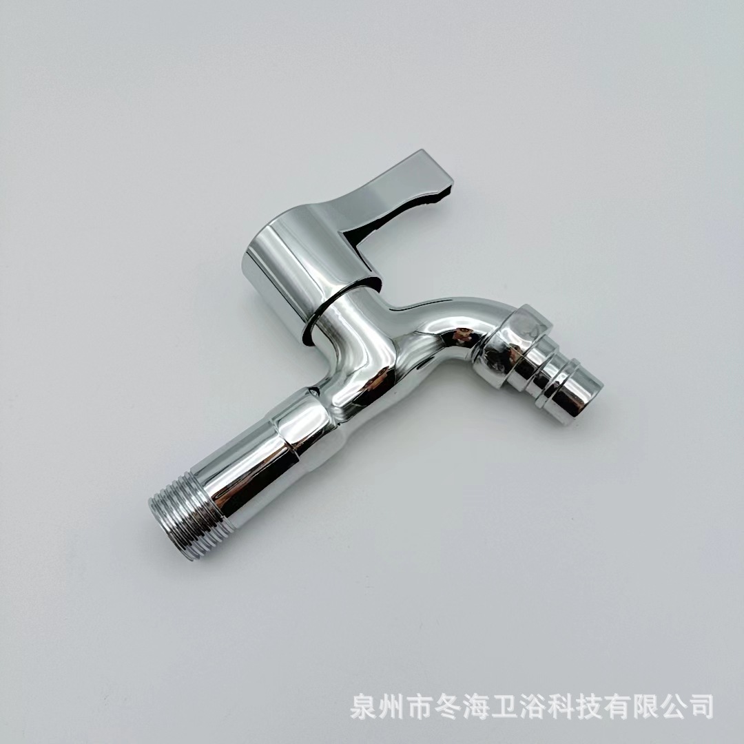 厂家直供外贸跨境款电镀工程款洗手盆拖布池洗衣机快开单冷水龙头详情34