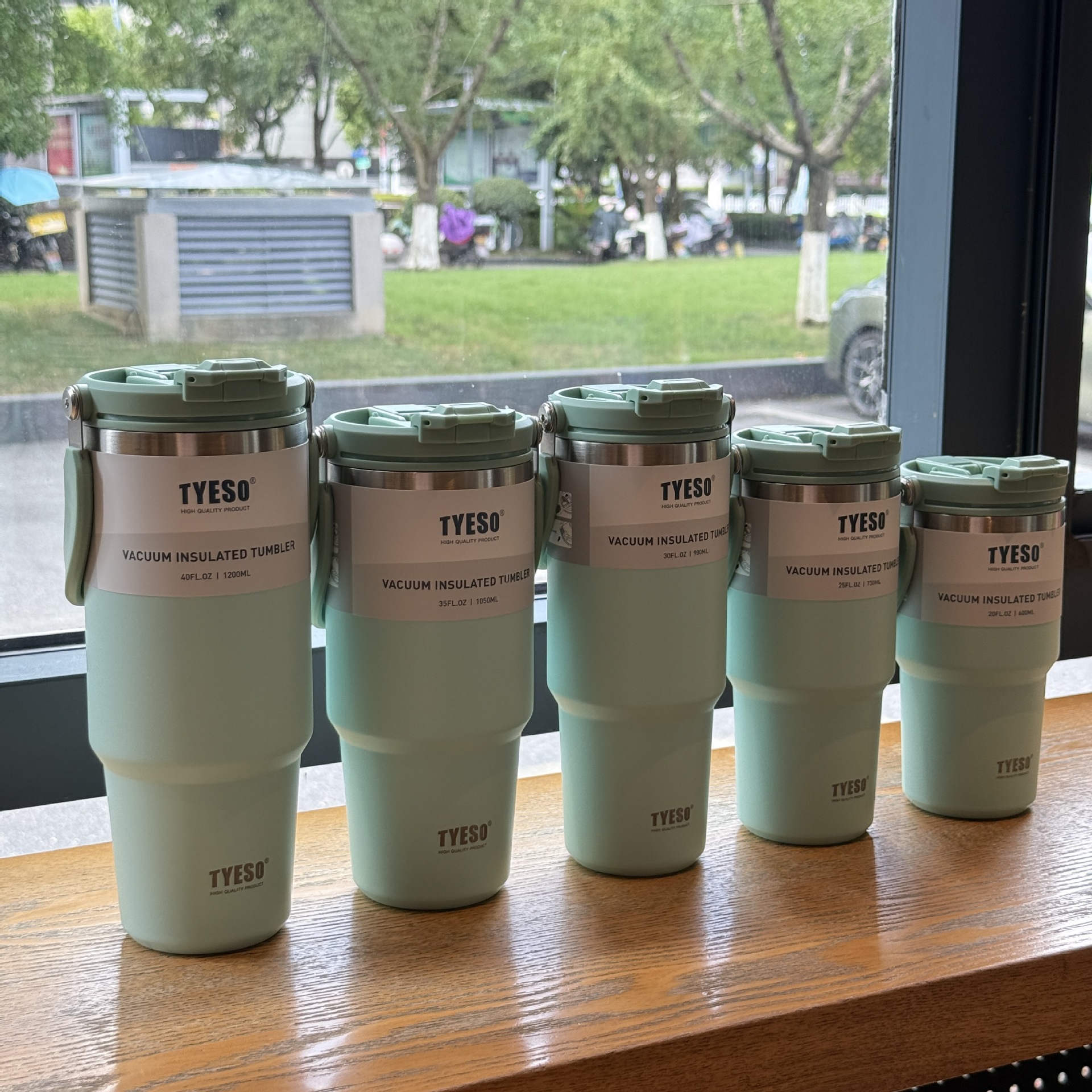 tyeso新款保温杯大容量手提汽车杯夏季保温保冷双饮冰霸杯咖啡杯详情19