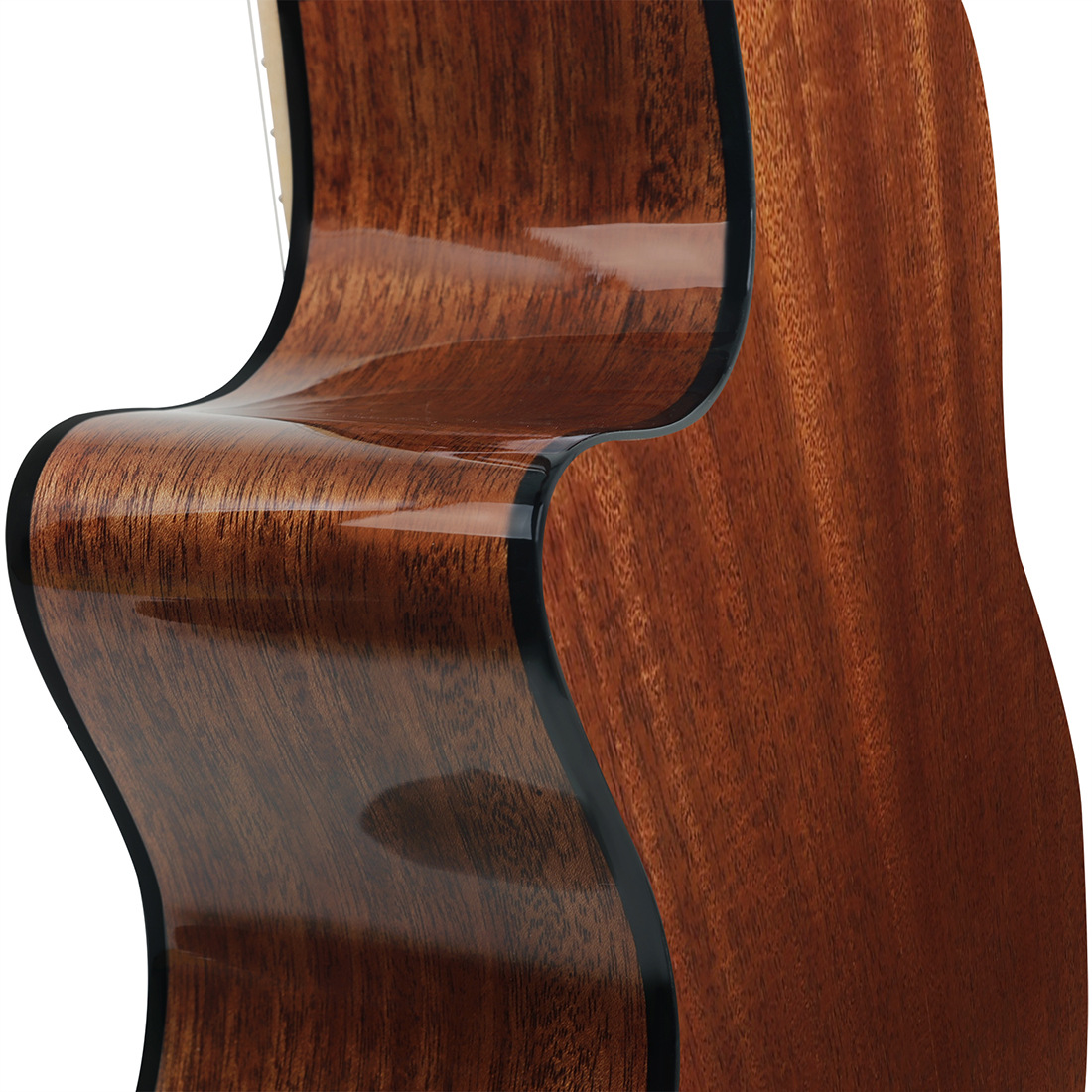 IRIN高端41寸民谣木吉他D型桶桃木芯云杉亮光吉他成人初学者乐器详情24