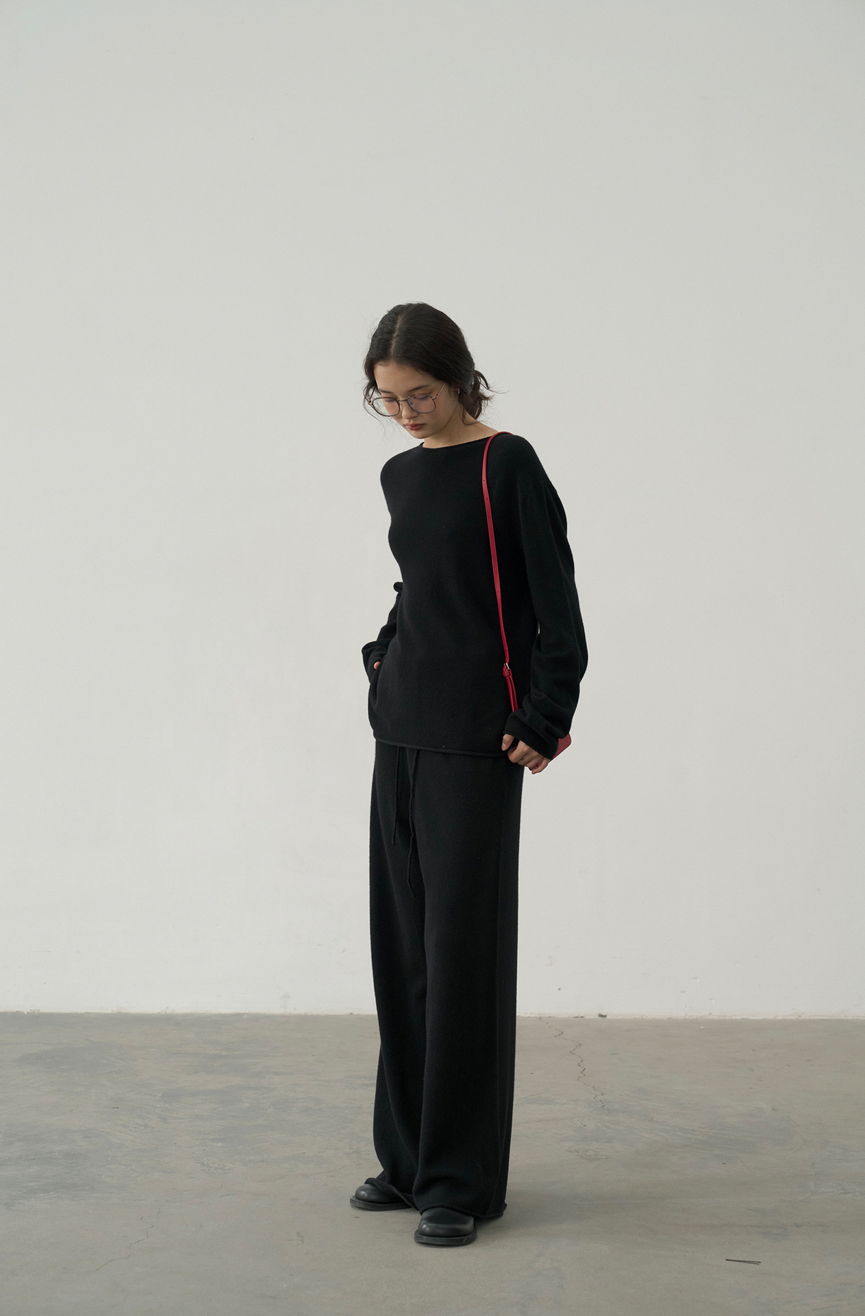 Korean-style seamless one-piece process round-neck pullover cotton and wool sweater, basic base layer for women a1183 in autumn and winter pic 28