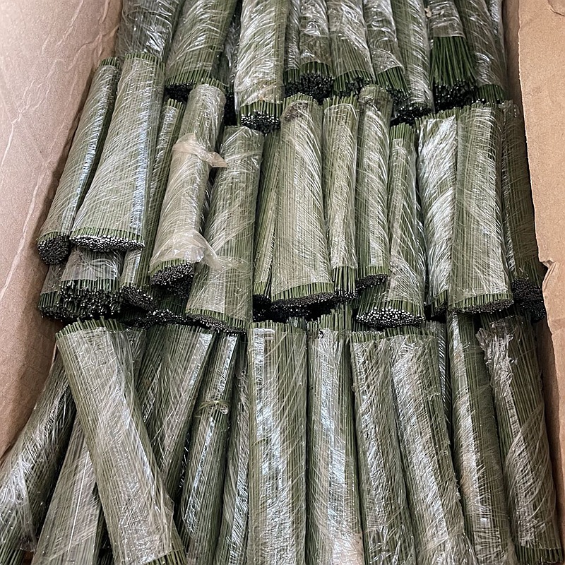 手工香皂花玫瑰花丝网花铁丝杆仿真人造塑料花枝假花配件厂家工艺品礼品创意荧光棒详情10