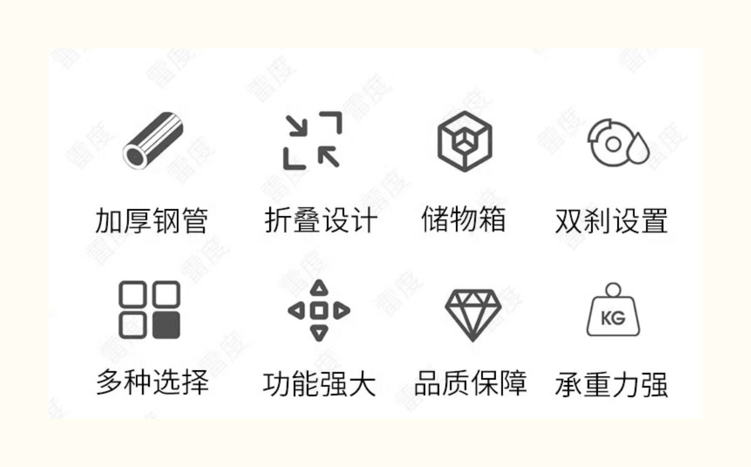 老人代步车可推可坐便携购物车老年能推四轮助步买菜可折叠小拉车详情3