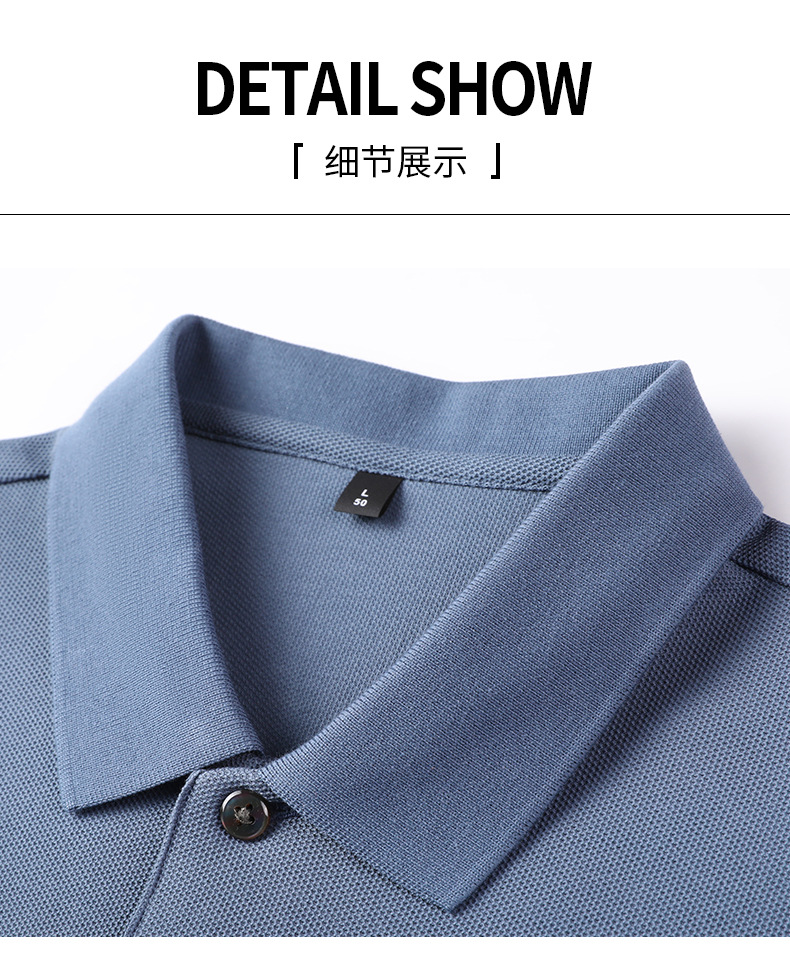 Hazzys genuine Hazzys short-sleeved T-shirt for men, pure cotton summer lapel business casual versatile half-sleeved Polo shirt pic 22