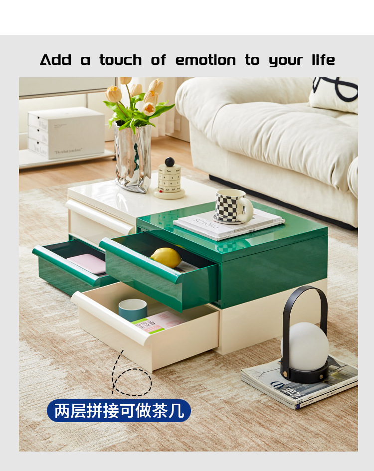 The Panda cabinet features an ancient wabi-sabi style bedside table, an ins mobile storage, simple and creative small cabinet, and a mini simple side cabinet pic 4