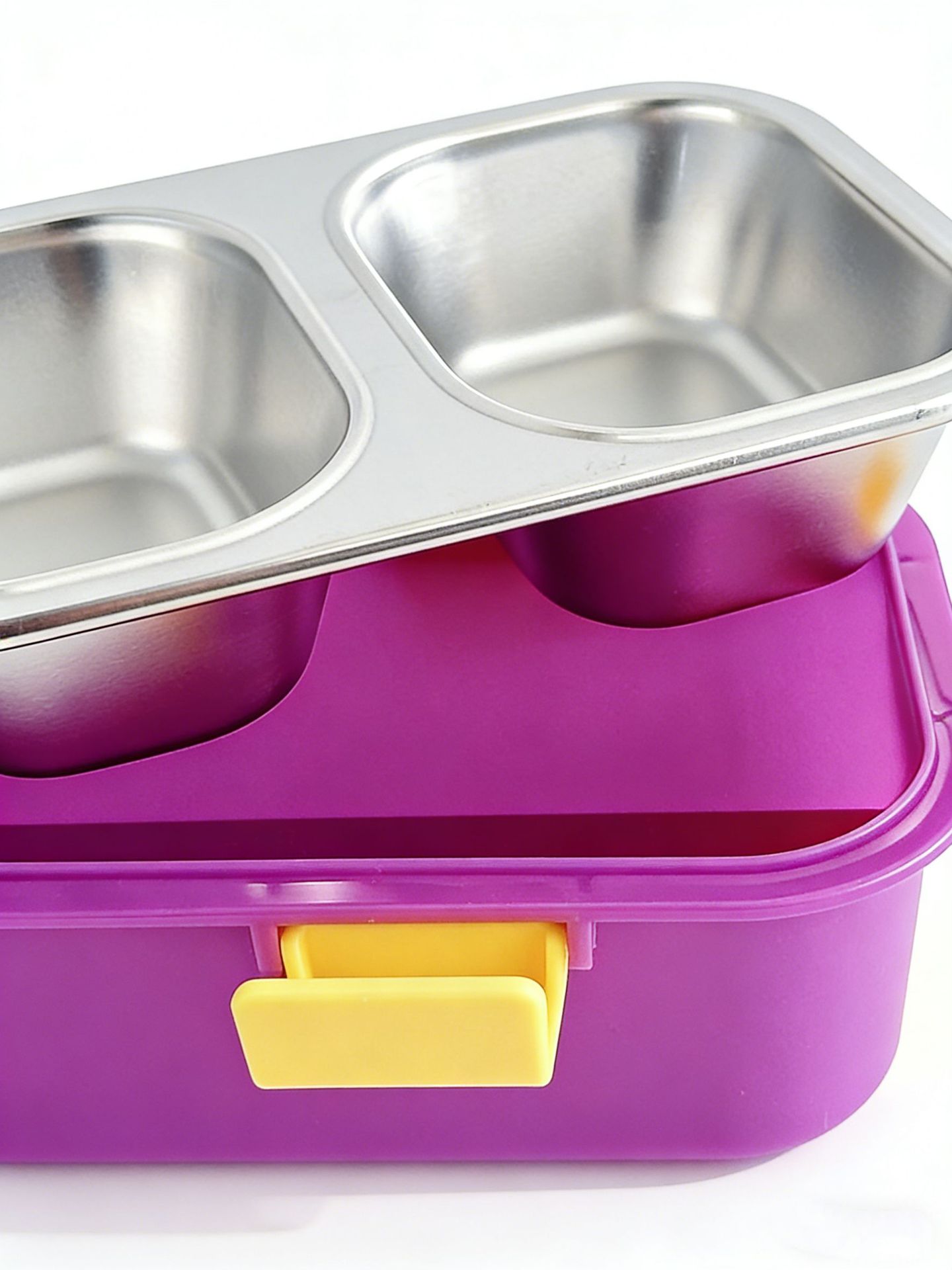 304 stainless steel food storage box, compartmentalized lunch box, small-portion and quantified small-capacity fat-reducing and weight-loss lunch box, bento box pic 14