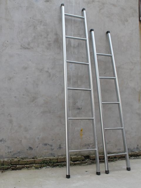 Ladder, household straight ladder, portable single-sided ladder, iron pipe engineering ladder, Mimi staircase, thickened and thickened single-sided ladder pic 7