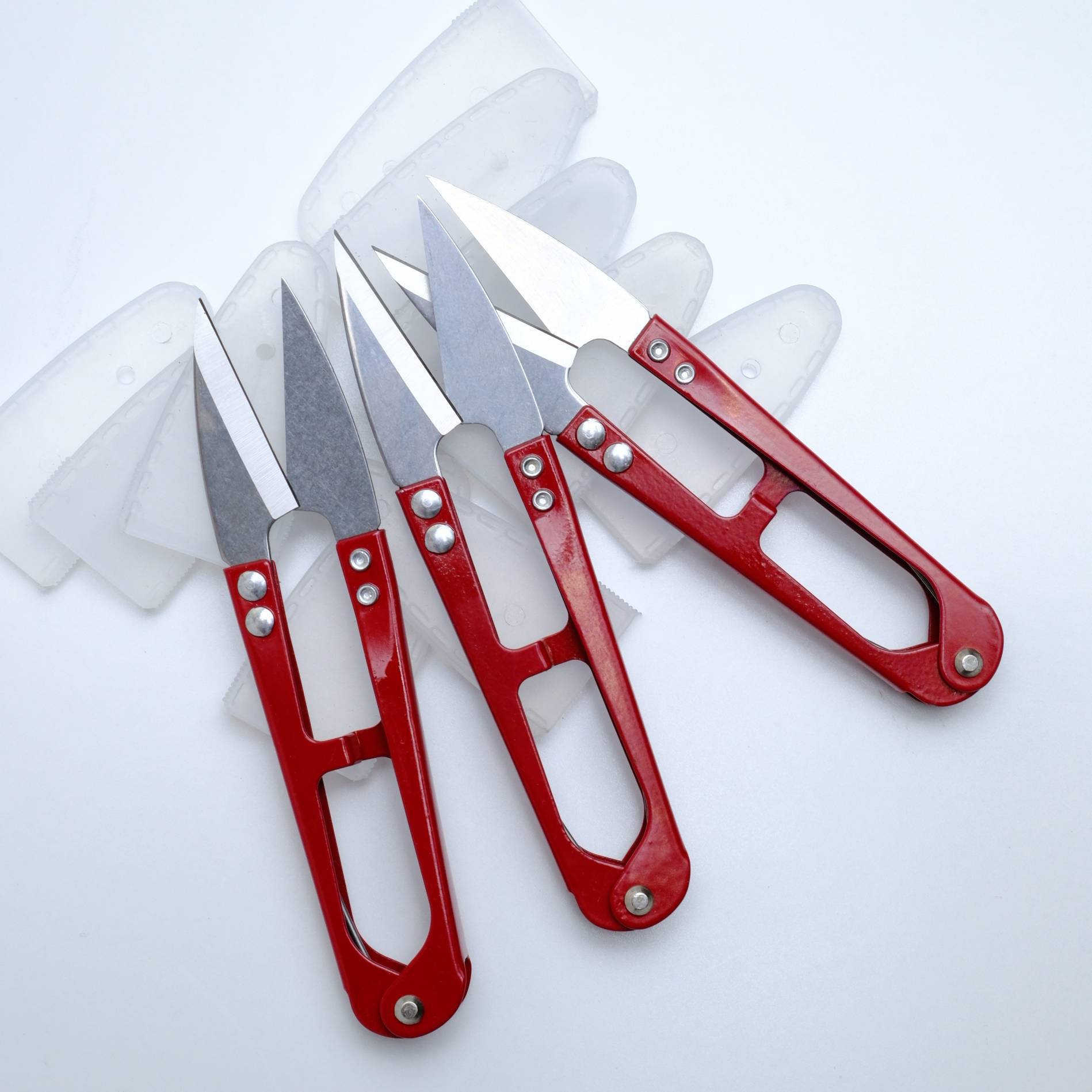 U型小剪刀 家用服装厂弹簧刺绣纱剪缝纫手工批发剪刀裁缝剪专用详情9