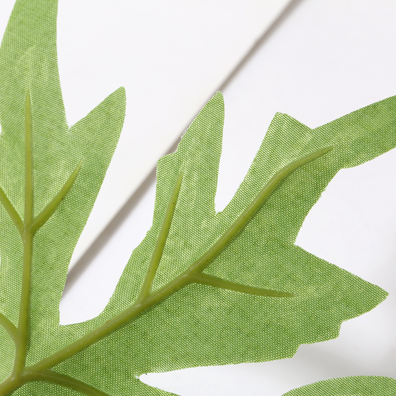 新款仿真丝印波斯叶绿植树叶家居装扮婚礼婚庆摄影户外道具装饰详情1