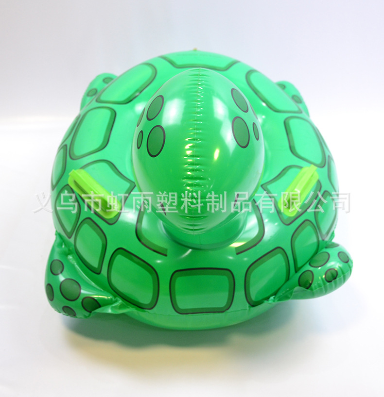 绿龟艇水上充气儿童玩具座圈带扶手防侧翻游泳圈婴儿坐圈批发详情4