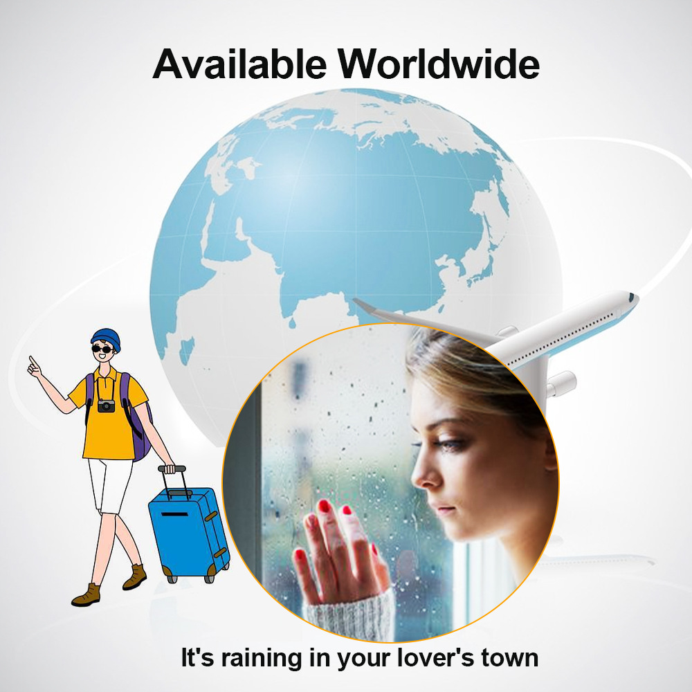 2024 New cross-border exclusive smart desktop electronic clock, WIFI weather station, weather mini TV digital ornament pic 11