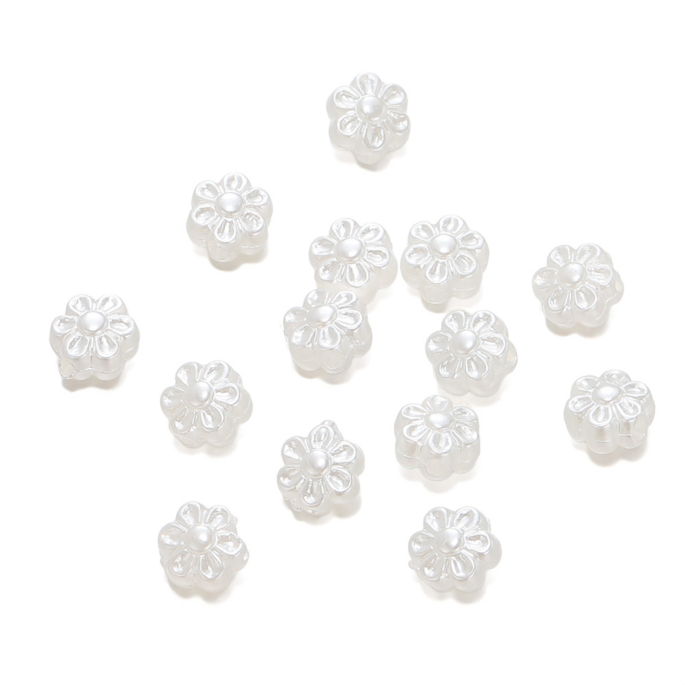 ABS仿珍珠 巴洛克风花朵仙人掌蝴蝶结 奶油胶diy手工串珠耳环配饰详情28