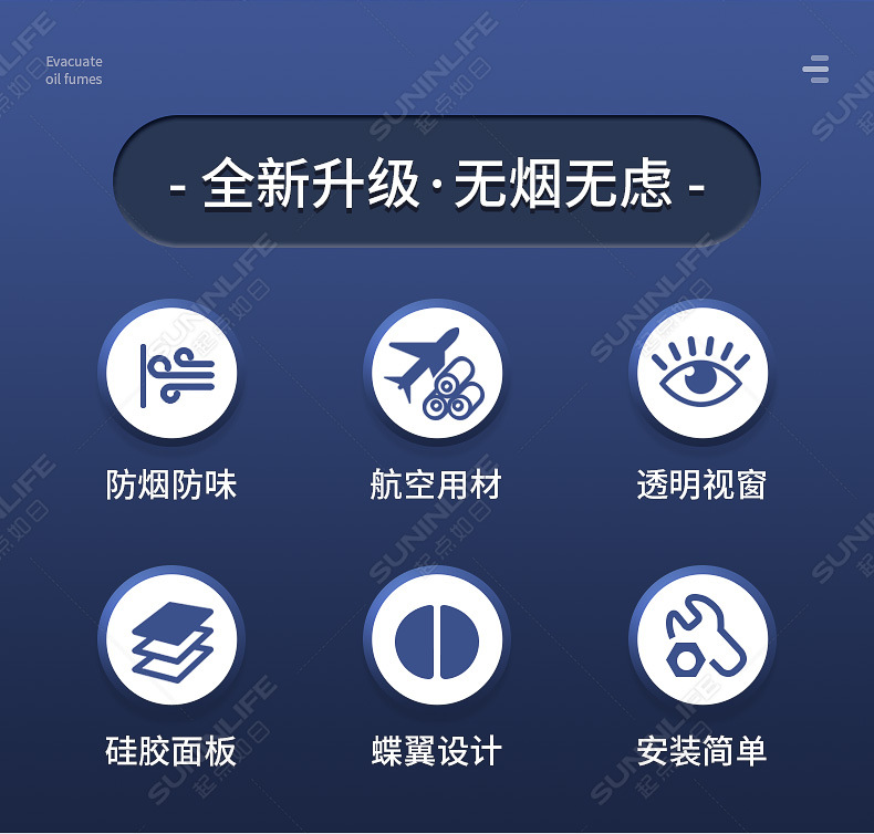 厂家厨房油烟机烟道多口径止逆阀通风配件排烟快不返味厨房止回阀详情2