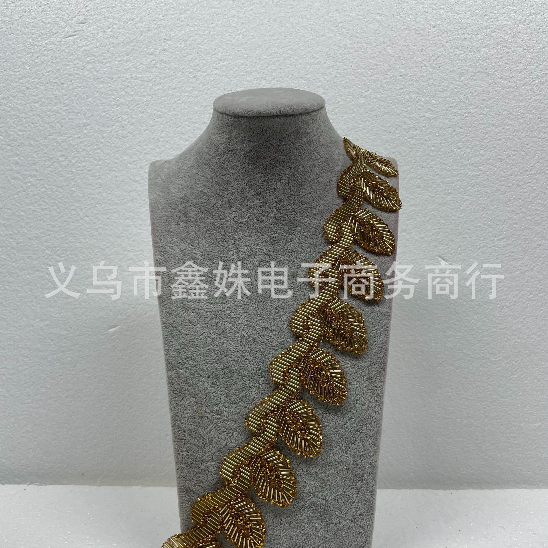 90cm/码多色叠加珠管树脂服装辅料礼服配饰10码/包详情4