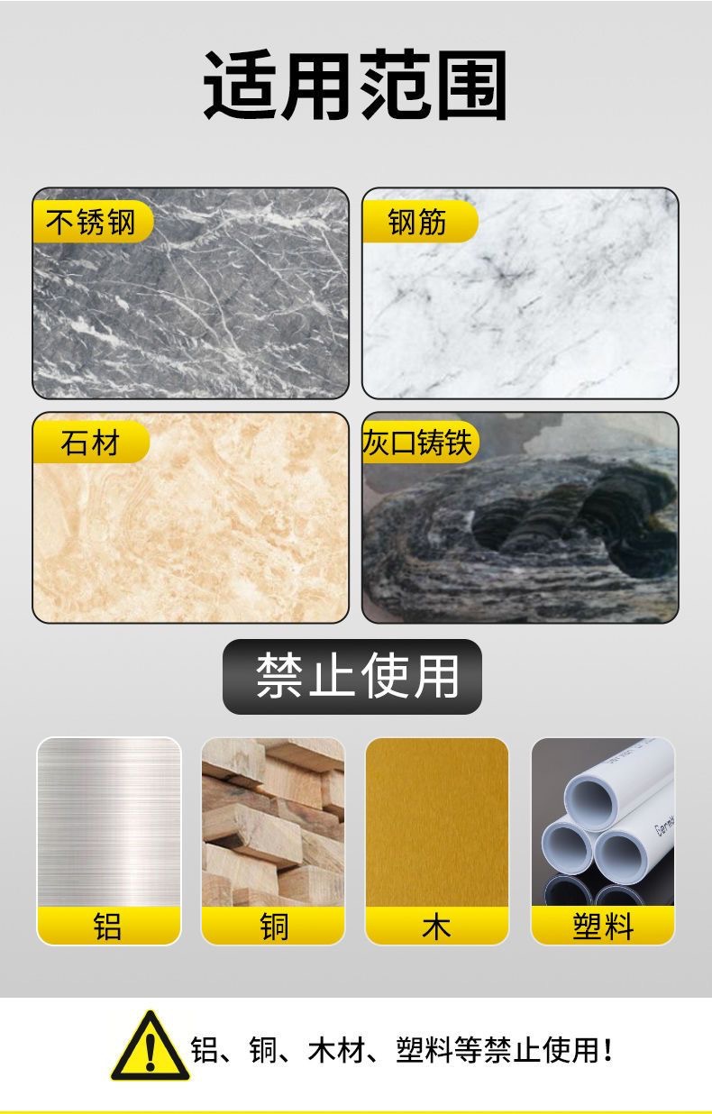 Iron King multi-functional brazing saw blade, tile, jade, steel pipe, metal cutting blade, diamond saw blade for Angle grinder pic 5