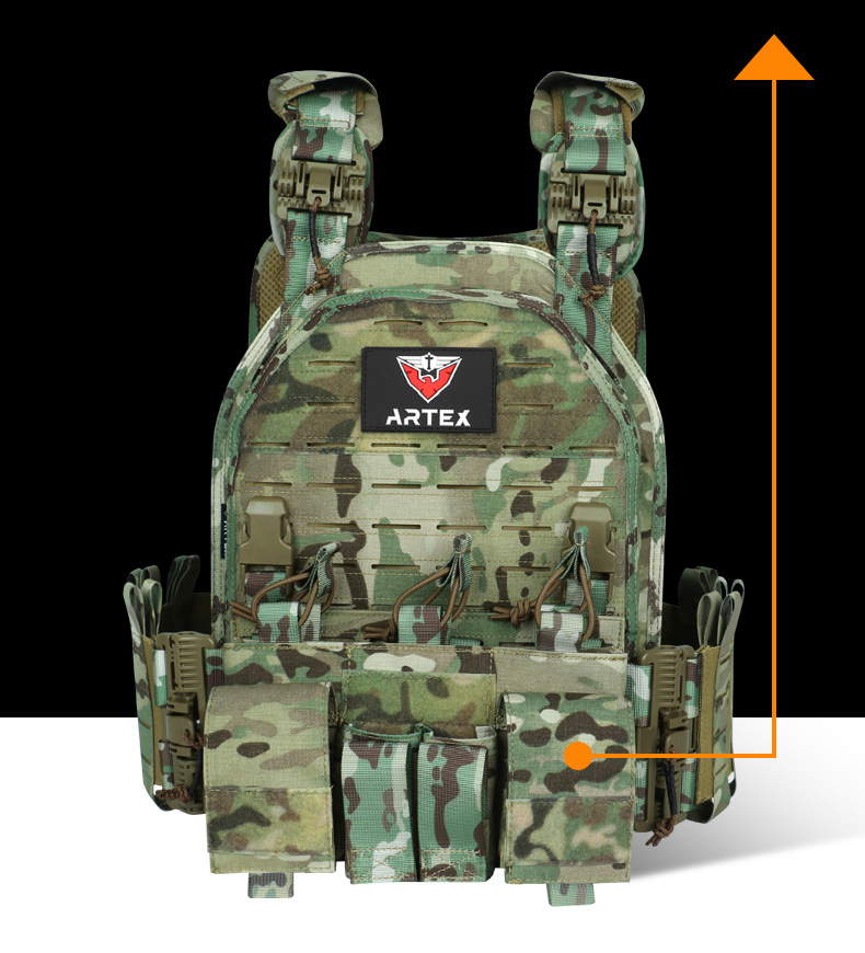 Yitu Cross-border Quick-release 500D nylon tactical vest, tactical outdoor equipment, Laser 6094 tactical vest and vest gear pic 6