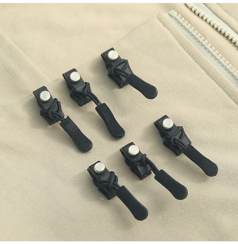 Universal replaceable metal zipper accessories, zipper repairers, back bags, coats, clothes, tool-free detachable zipper pulls pic 7
