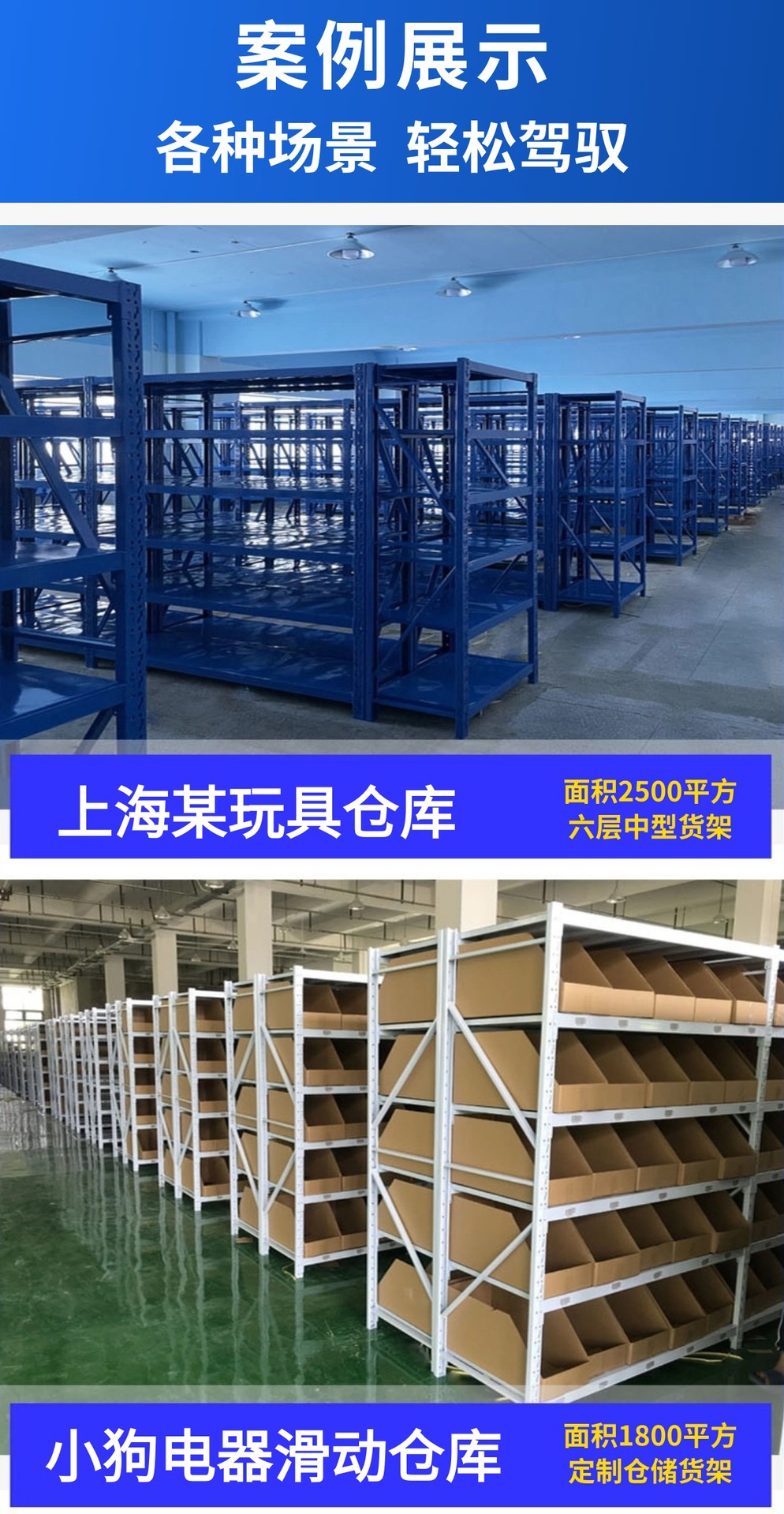 工厂仓储服装展示架批发家用置物架库房多层重型货物铁架仓库货架详情33