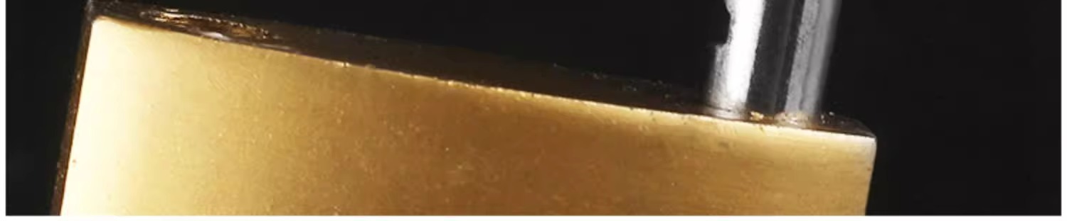 Old-fashioned lock, copper lock, universal safety door lock, stainless steel padlock, home dormitory anti-theft small copper lock, pure copper Chinese style pic 5