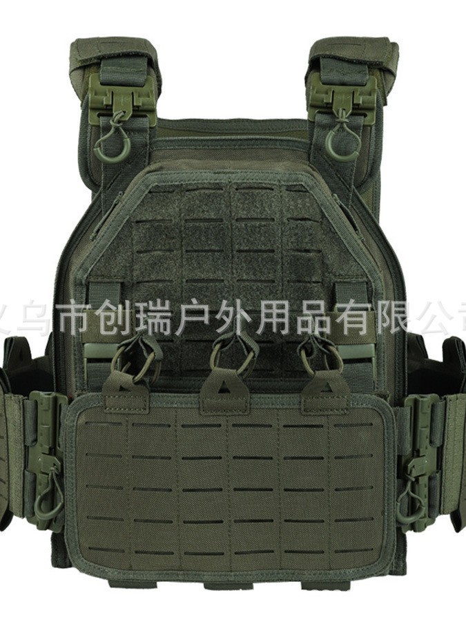 跨境户外战术背心快拆可调节快拆战术马甲特勤装备作训外贸MOLLE详情10
