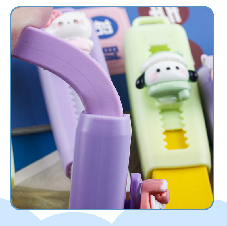 New cute cartoon animal push-pull eraser drawing exam 4B eraser, creative push eraser wholesale pic 6