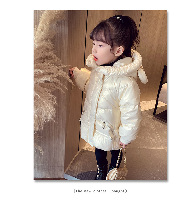 女童小童可爱宝宝连帽冬装外套儿童婴幼儿加厚韩版洋气短款羽绒棉详情7