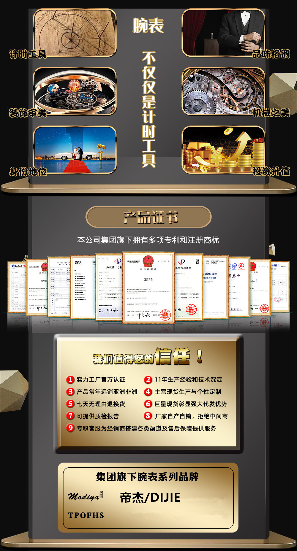 新款腕表手表女大表盘方形女表时尚轻奢防水石英小众百搭女士手表详情1
