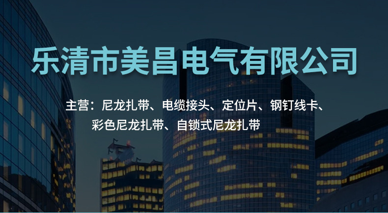 彩色尼龙扎带大量批发塑料吊牌扎线带3*4*5*便捷包装带塑料捆绑带详情2