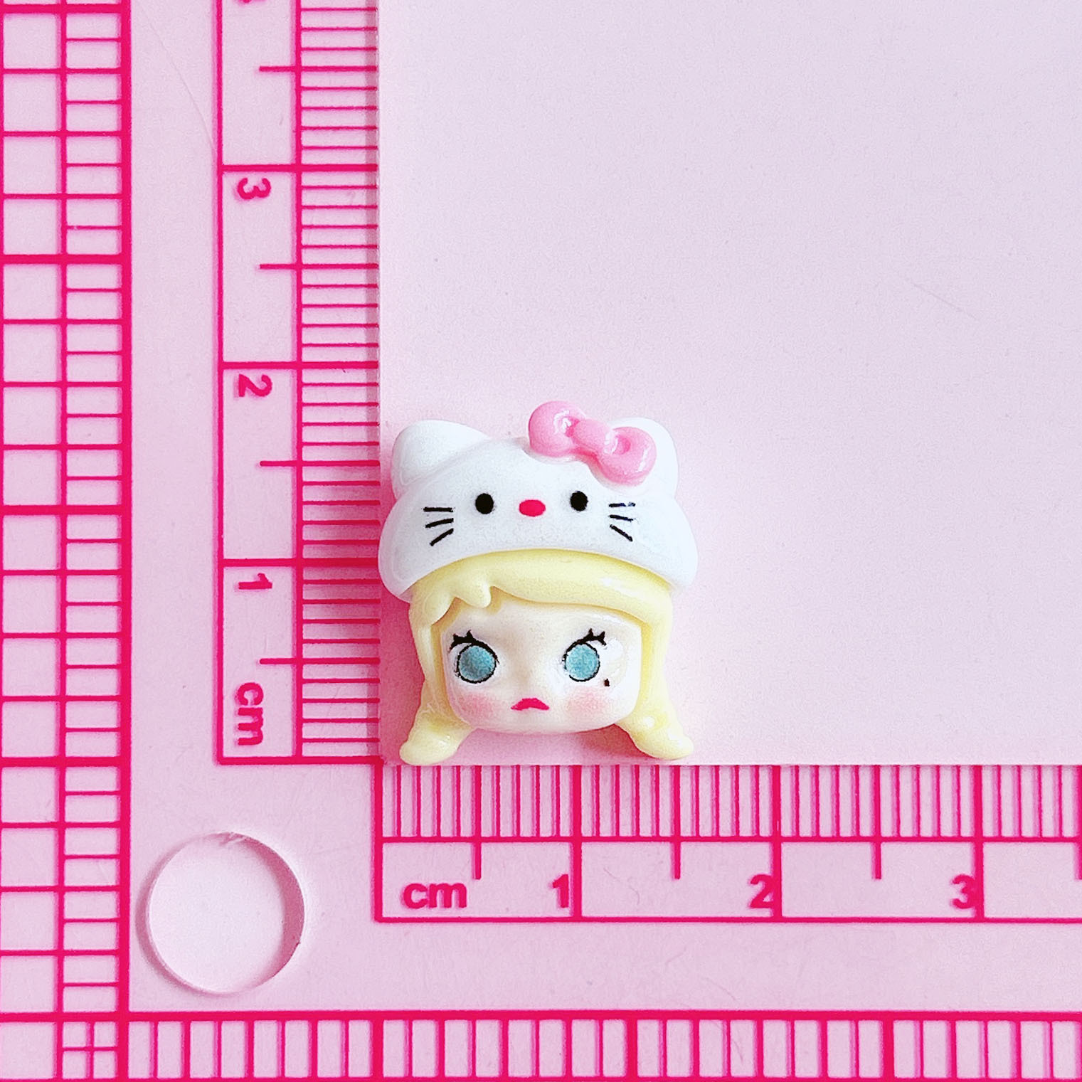 Gold pink cat hat, cute kid series diy hairpin accessories, handcrafted creative design, and decorative materials pic 12