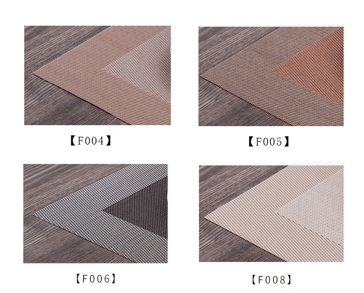 速卖通跨境pvc餐垫防水防油日式隔热餐桌垫酒店餐厅咖啡厅西餐垫详情4