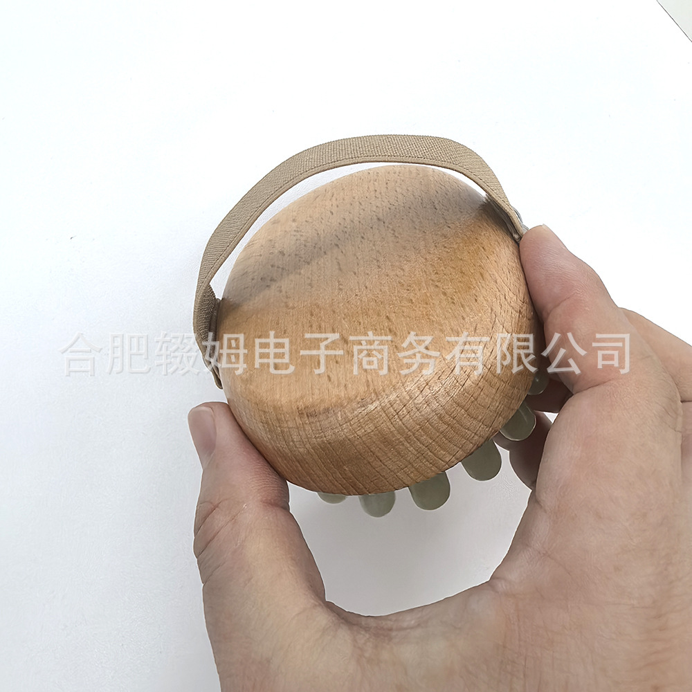 天然岫玉玉石气垫按摩器全身肩颈多功能颈椎按摩器头部按摩梳厂家详情20