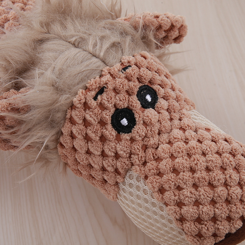 Plush dogs make sounds, grind their teeth, and are durable. Pet toys, pet supplies, cat and dog toys, factory in stock, wholesale, cross-border pic 6