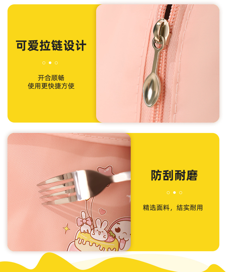 卡通便当包野餐露营加厚保温包批发学生上班族可爱午餐饭盒袋详情15