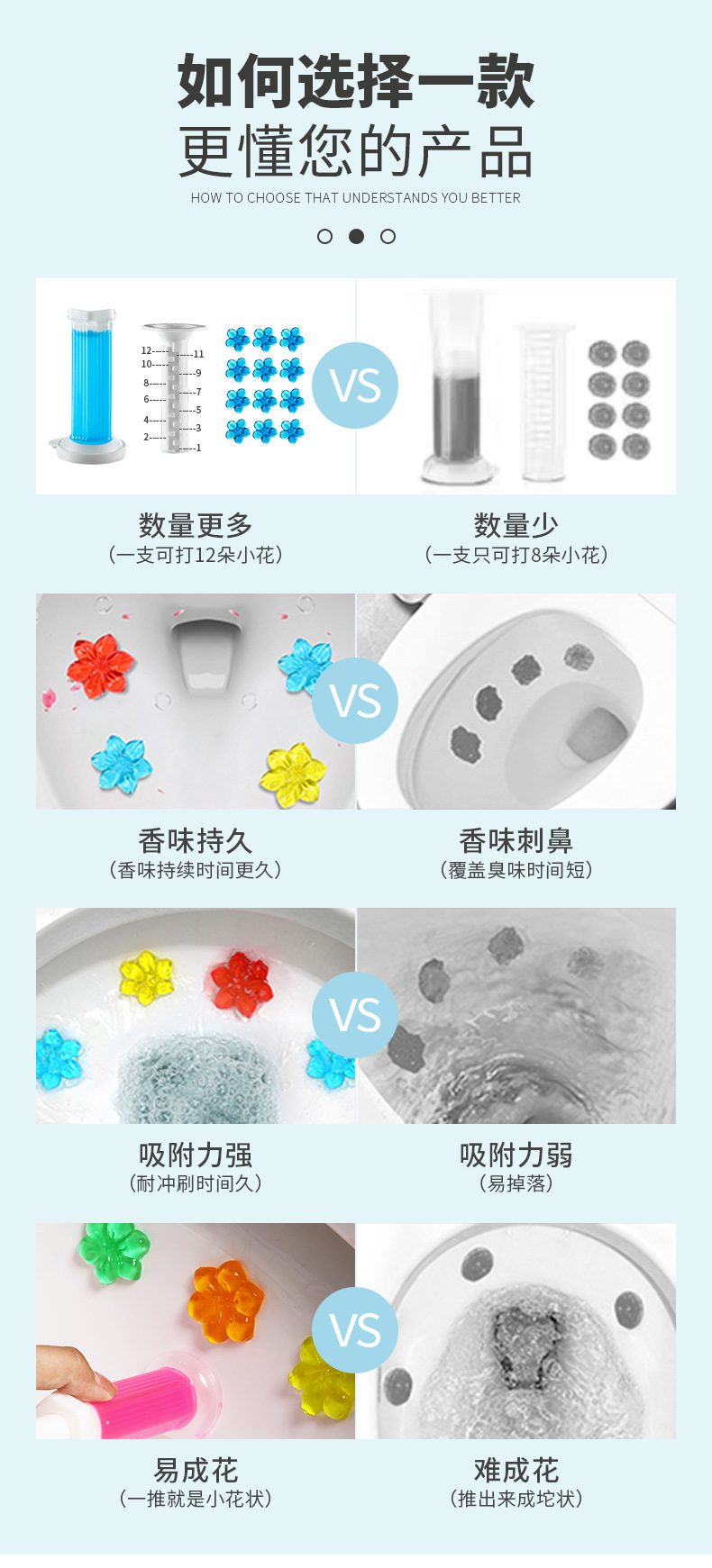 厕所小花卫生间 除臭神器持久清香 马桶凝胶洁厕花瓣马桶小花批发详情14