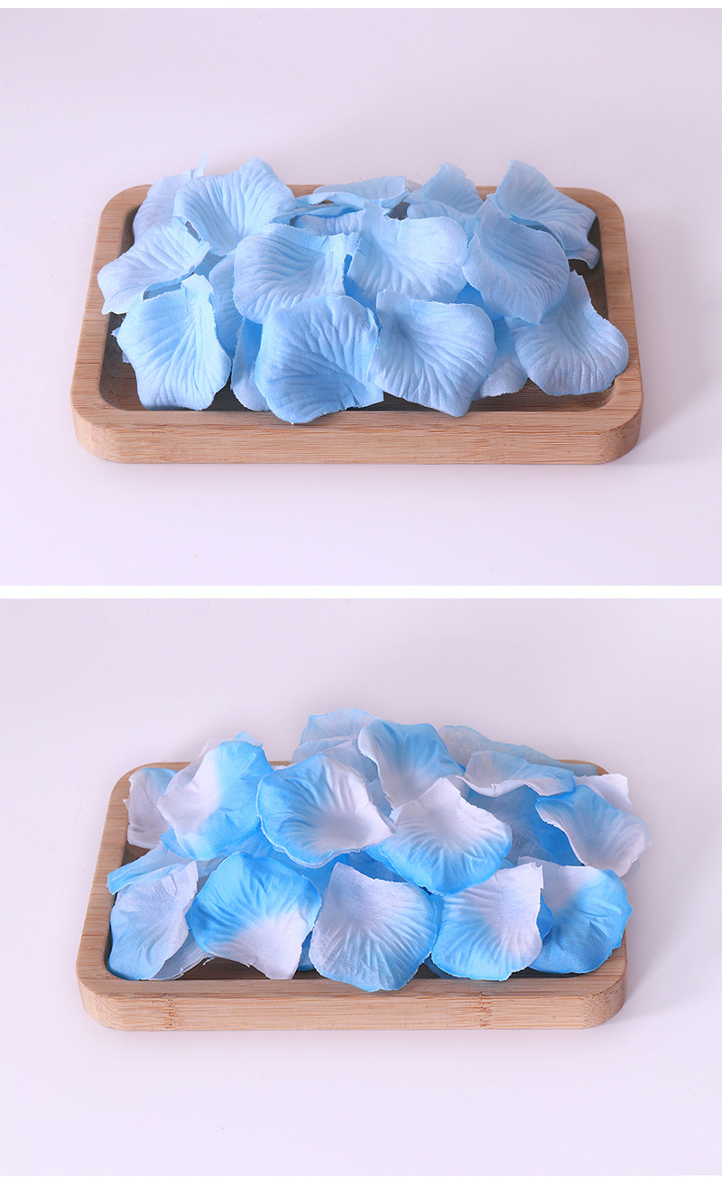 1000片玫瑰花瓣仿真手抛婚庆场景布置求婚表白工艺品礼品仿真花瓣详情18