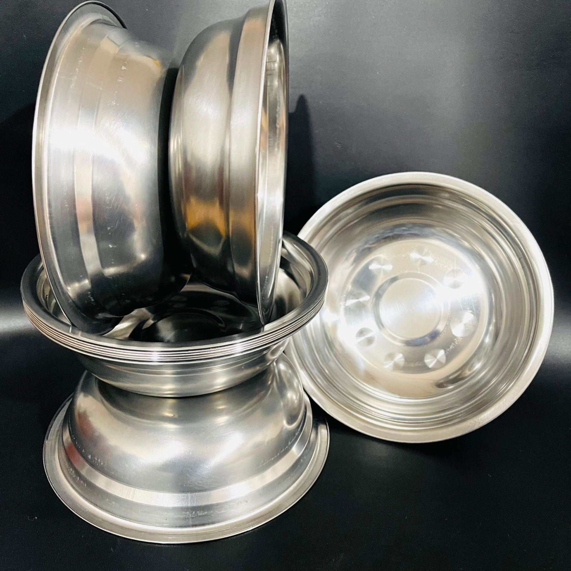 【2-10区】18汤碗 10/包 800/件18汤碗大汤碗金属日常家用盆子食堂酒店餐饮用汤碗2元货源批发详情3