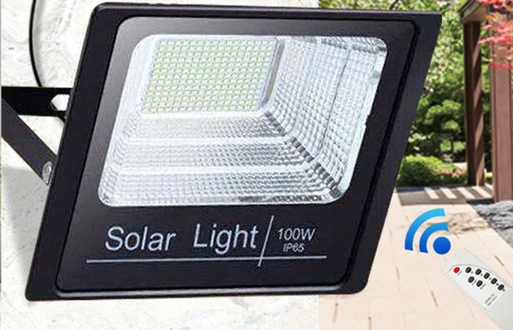 太阳能投光灯一拖二天黑自动亮户外庭院灯超亮照明家用新农村路灯详情7