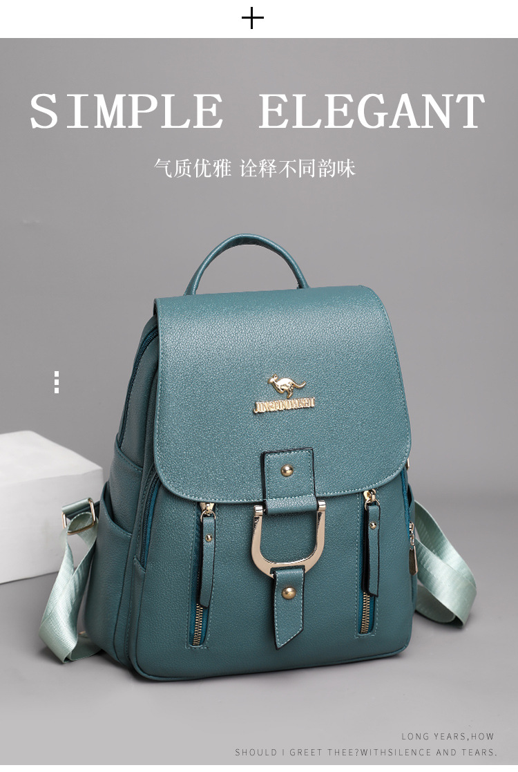 女士双肩背包高颜值多功能大容量背包2024春季新款洋气时尚休闲包详情17