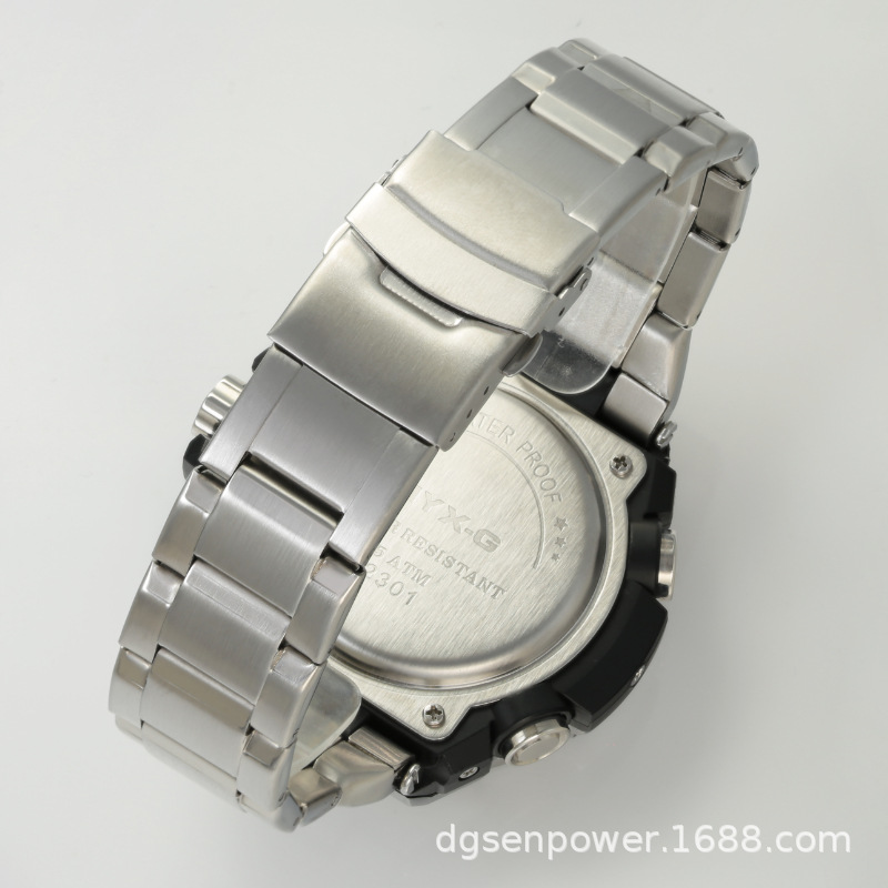 This is suitable for the stainless steel watch strap of Kak Western European mechanical watches, featuring a metal strap with a heart of steel pic 6