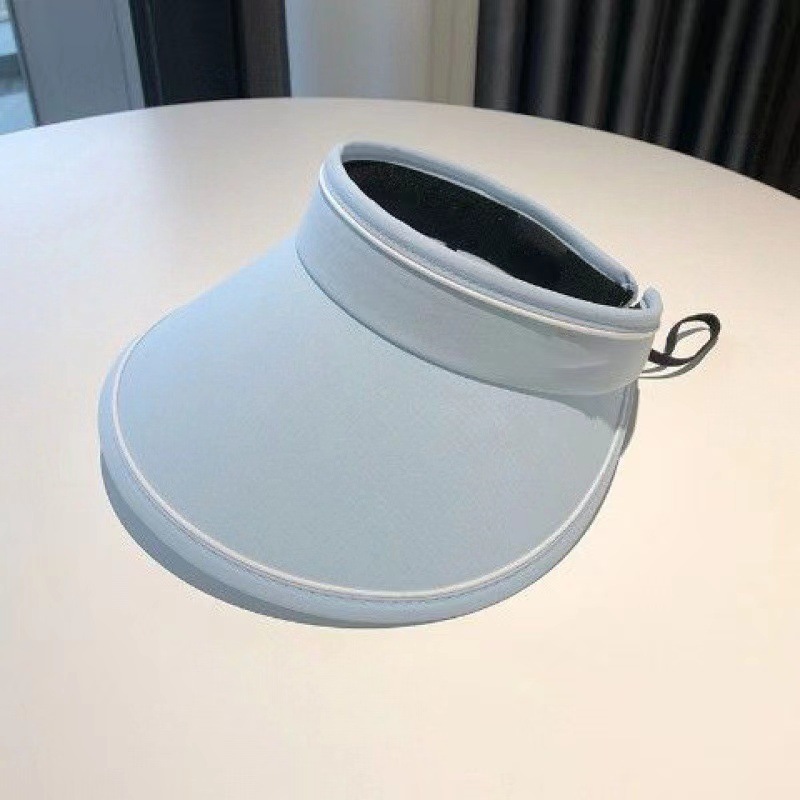 韩版uv空顶遮阳防晒帽子防紫外线大帽檐户外骑行防紫外线可折叠夏详情21